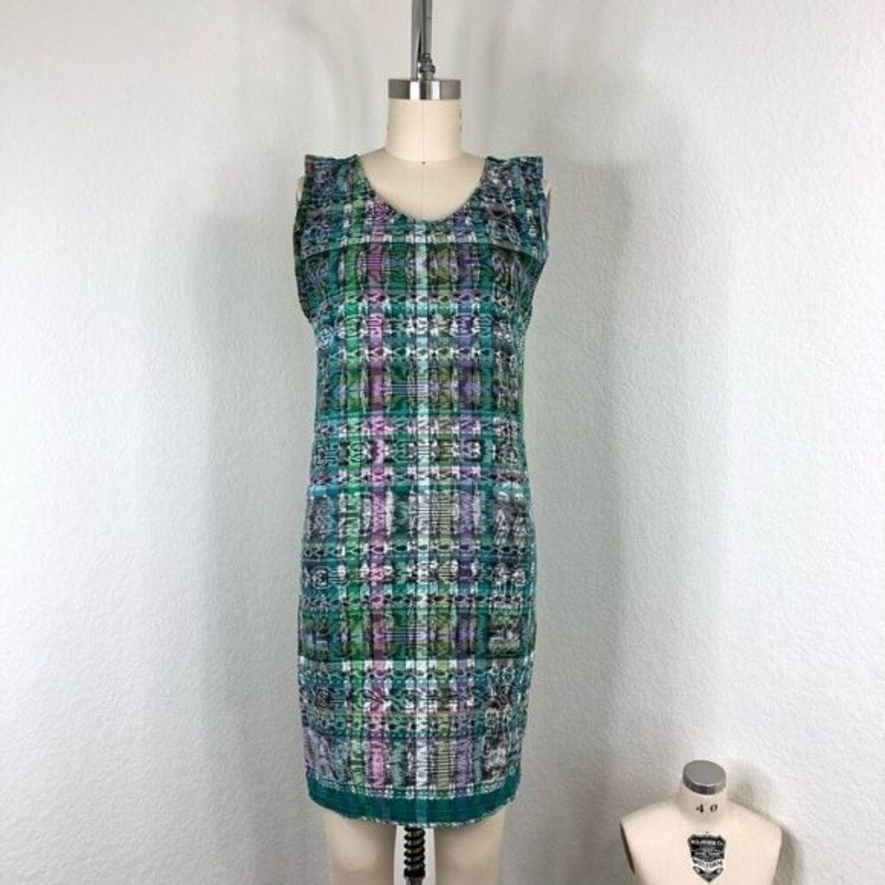 VTG Vintage Mexican Reversible Shift Dress Huipil Oaxaca